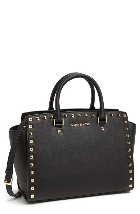 black michael kors selma large|Michael Kors selma saffiano.